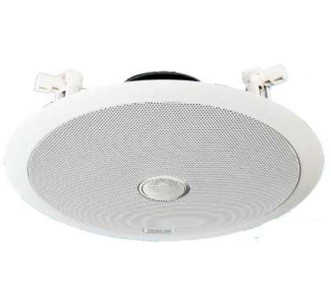 Pa Flush Mount 2 Way Ceiling Speaker With Power Taps Of 40 20 10w